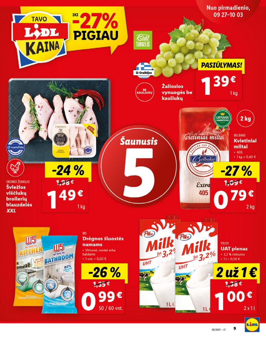 Lidl maisto prekių pasiūlymai akcijos nuo 
  2021-09-27 iki 
  2021-10-03 | Leidinukas.lt puslapis 9