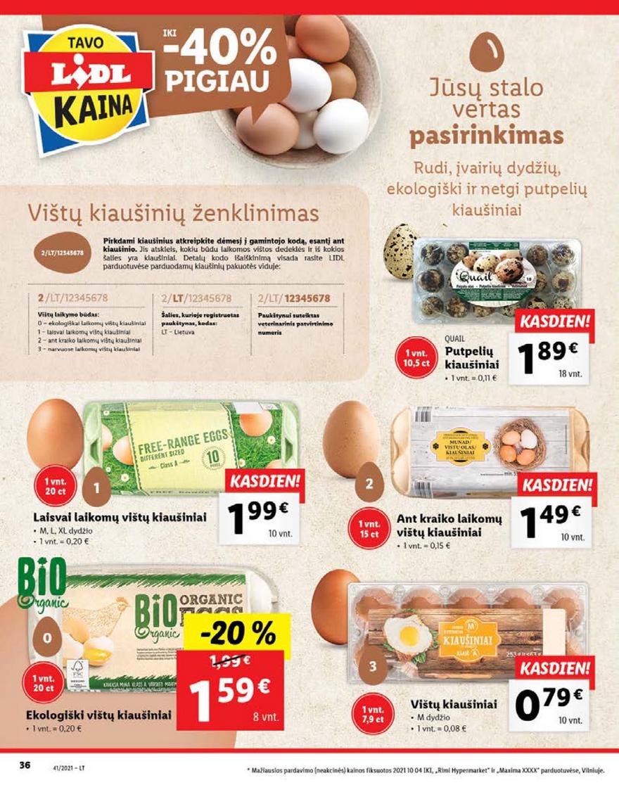 Lidl maisto prekių pasiūlymai akcijos nuo 
  2021-10-11 iki 
  2021-10-17 | Leidinukas.lt puslapis 36