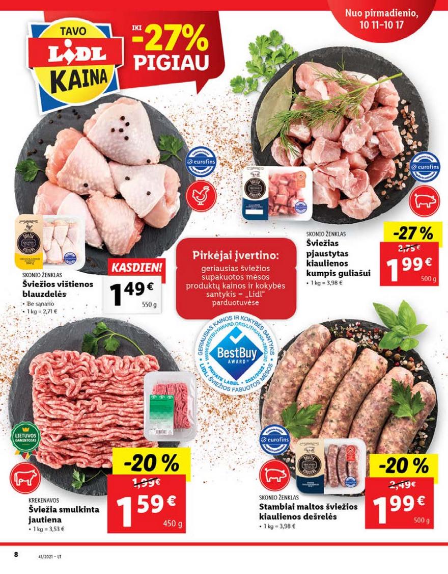 Lidl maisto prekių pasiūlymai akcijos nuo 
  2021-10-11 iki 
  2021-10-17 | Leidinukas.lt puslapis 8