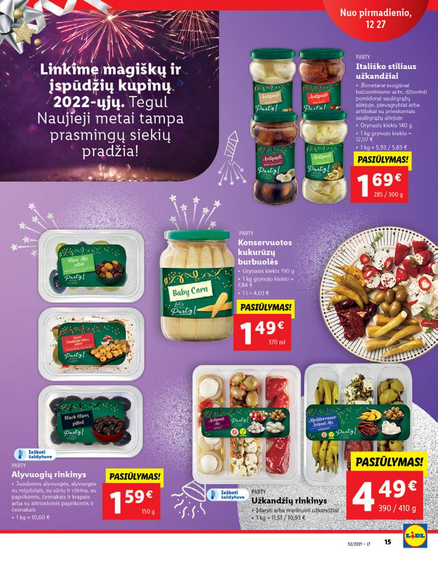 Lidl maisto prekių pasiūlymai akcijos nuo 
  2021-12-27 iki 
  2022-01-02 | Leidinukas.lt puslapis 15