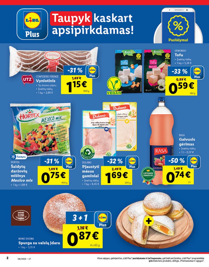 Lidl maisto prekių pasiūlymai akcijos nuo 
  2022-02-21 iki 
  2022-02-27 | Leidinukas.lt puslapis 2