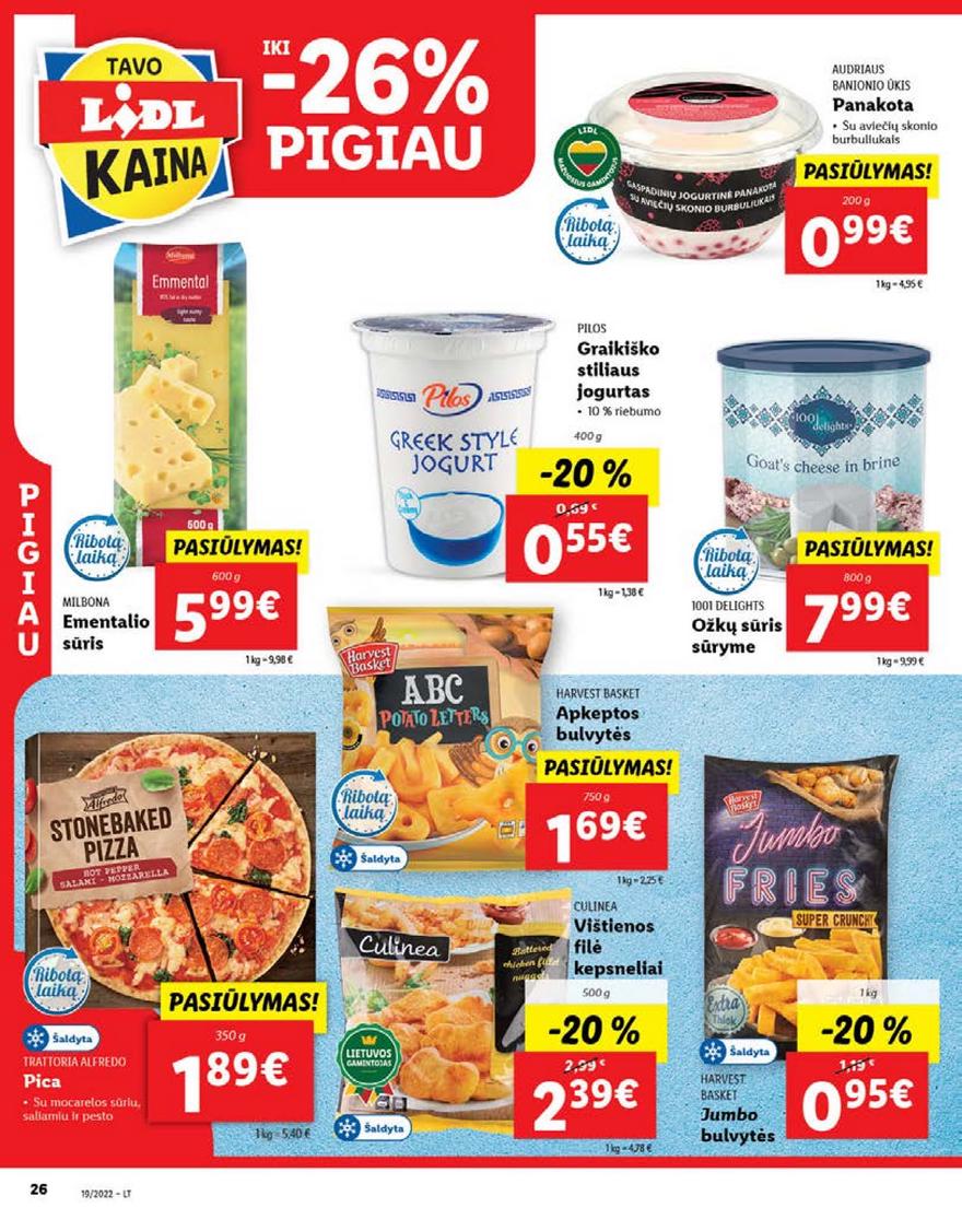 Lidl maisto prekių pasiūlymai akcijos nuo 
  2022-05-09 iki 
  2022-05-15 | Leidinukas.lt puslapis 26