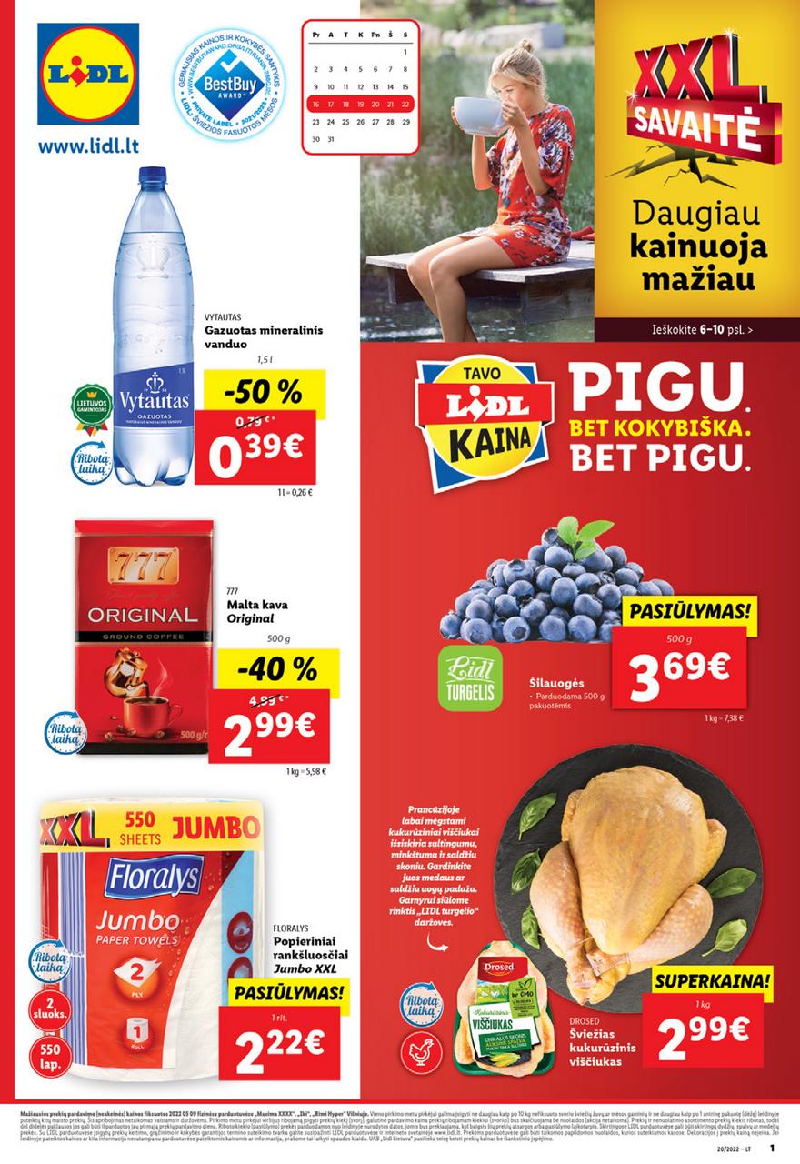 Lidl maisto prekių pasiūlymai akcijos nuo 
  2022-05-16 iki 
  2022-05-22 | Leidinukas.lt puslapis 1