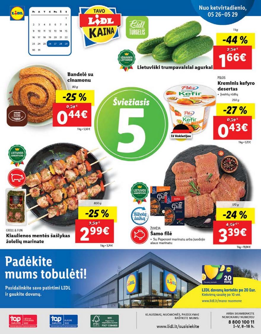 Lidl maisto prekių pasiūlymai akcijos nuo 
  2022-05-23 iki 
  2022-05-29 | Leidinukas.lt puslapis 42