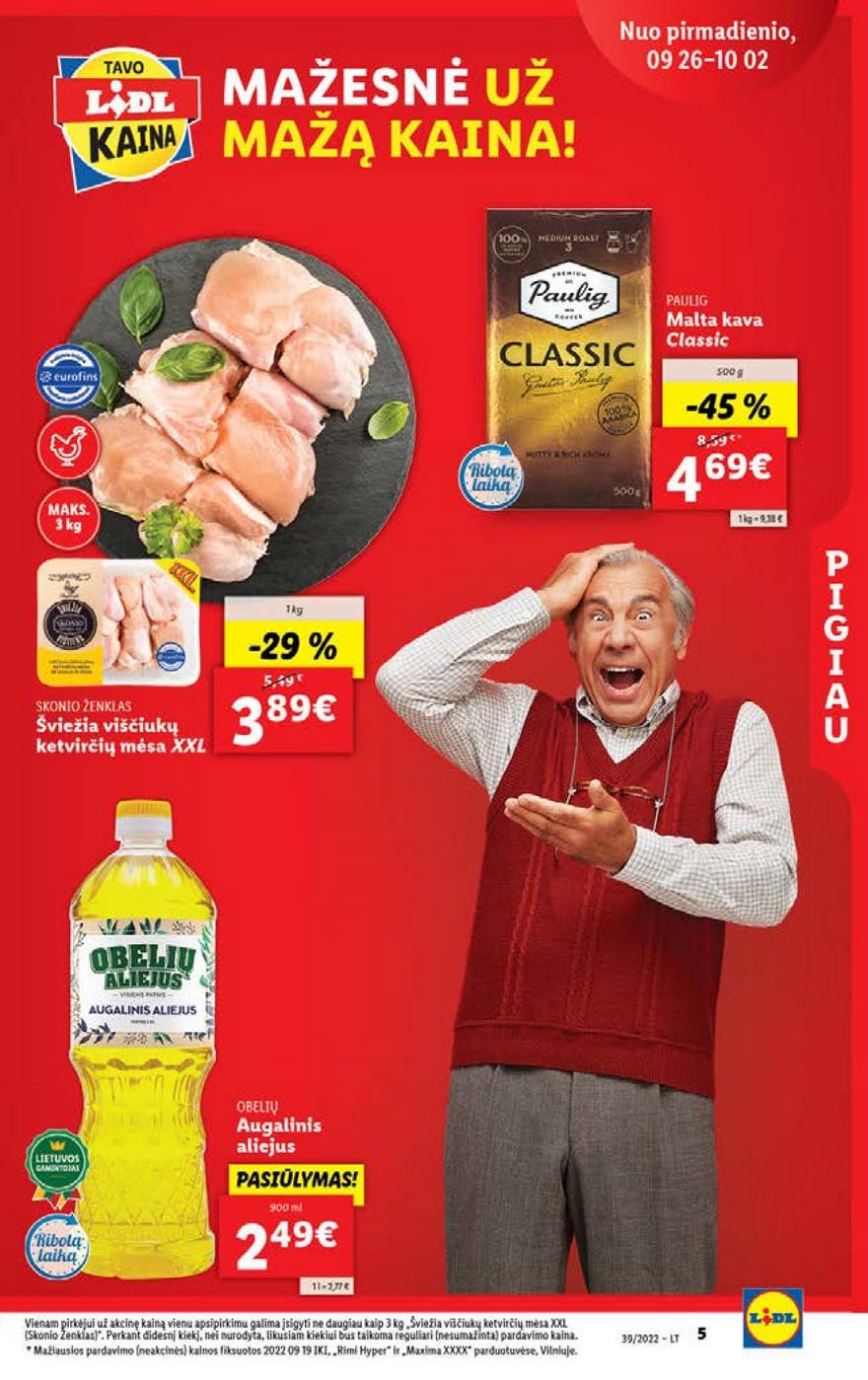 Lidl maisto prekių pasiūlymai akcijos nuo 
  2022-09-26 iki 
  2022-10-02 | Leidinukas.lt puslapis 5