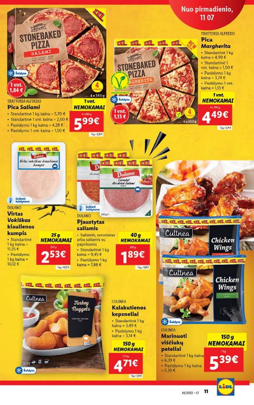 Lidl maisto prekių pasiūlymai akcijos nuo 
  2022-11-07 iki 
  2022-11-13 | Leidinukas.lt puslapis 11