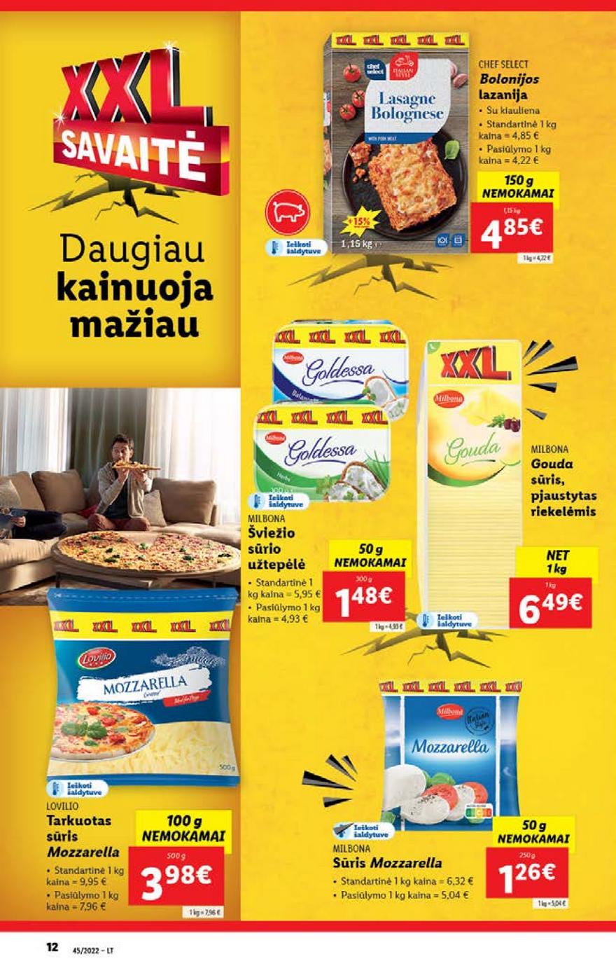 Lidl maisto prekių pasiūlymai akcijos nuo 
  2022-11-07 iki 
  2022-11-13 | Leidinukas.lt puslapis 12