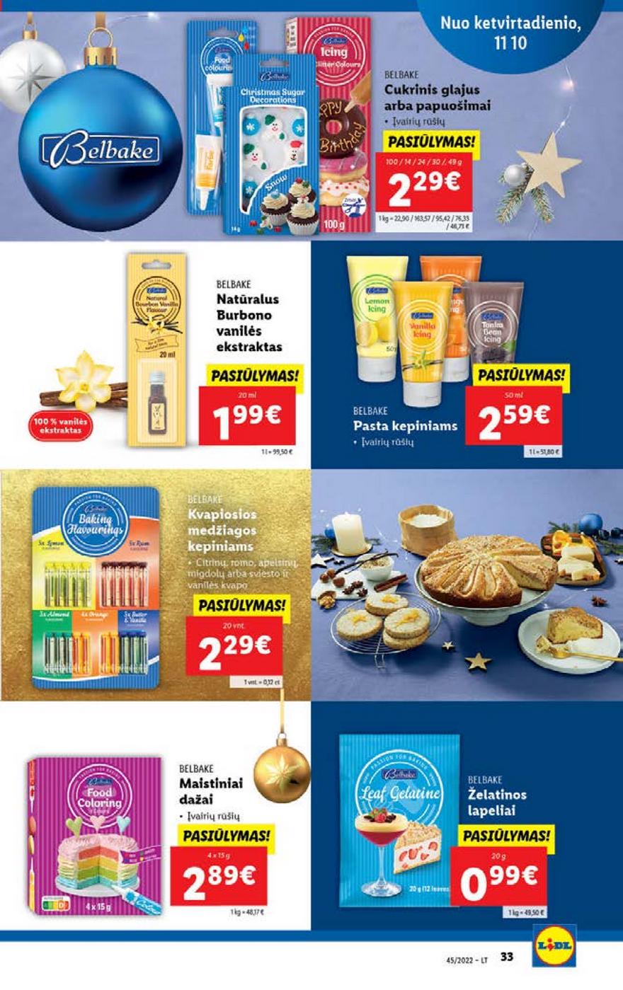 Lidl maisto prekių pasiūlymai akcijos nuo 
  2022-11-07 iki 
  2022-11-13 | Leidinukas.lt puslapis 33