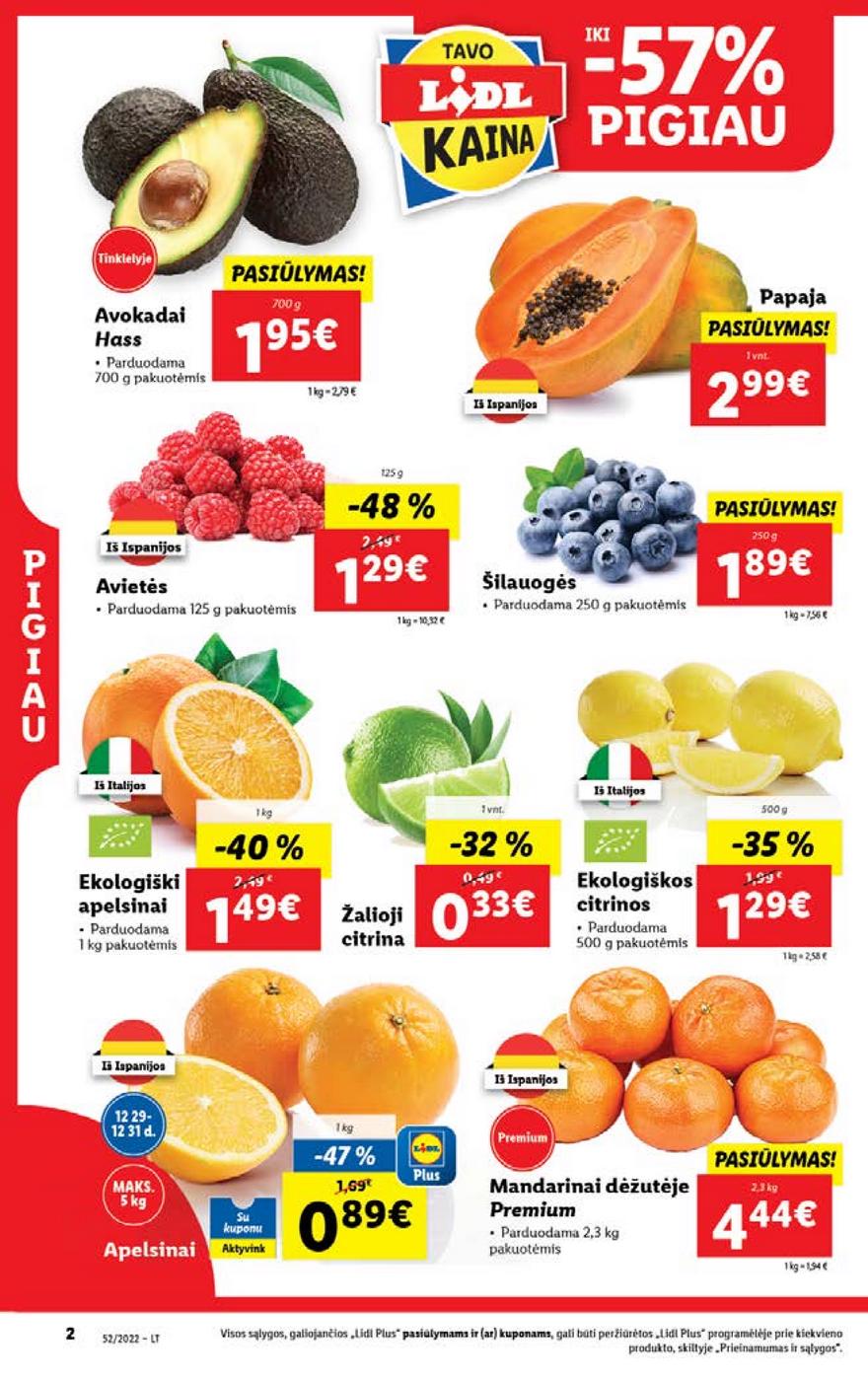 Lidl maisto prekių pasiūlymai akcijos nuo 
  2022-12-26 iki 
  2023-01-01 | Leidinukas.lt puslapis 2