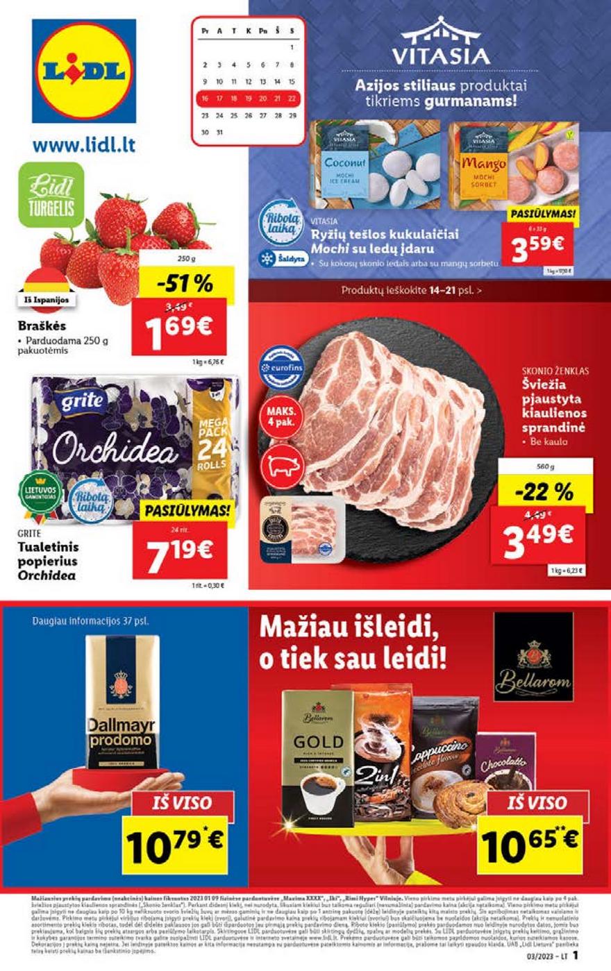 Lidl maisto prekių pasiūlymai akcijos nuo 
  2023-01-16 iki 
  2023-01-22 | Leidinukas.lt puslapis 1