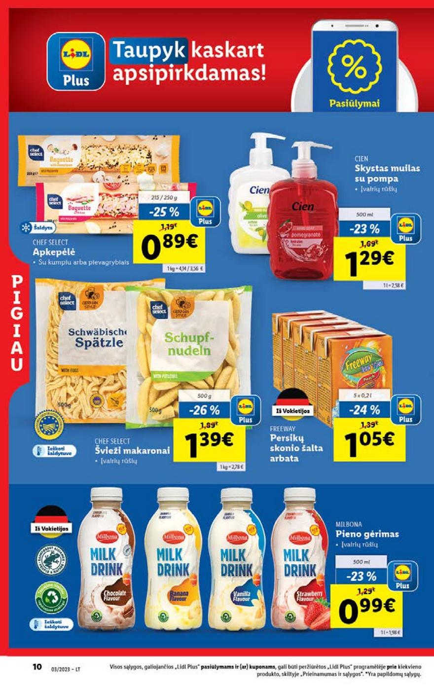 Lidl maisto prekių pasiūlymai akcijos nuo 
  2023-01-16 iki 
  2023-01-22 | Leidinukas.lt puslapis 10