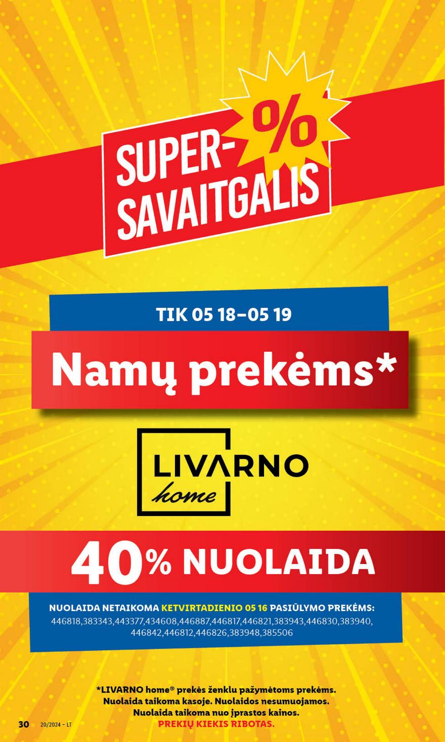 Lidl ne maisto leidinys akcijos nuo 
  2024-05-13 iki 
  2024-05-19 | Leidinukas.lt puslapis 30