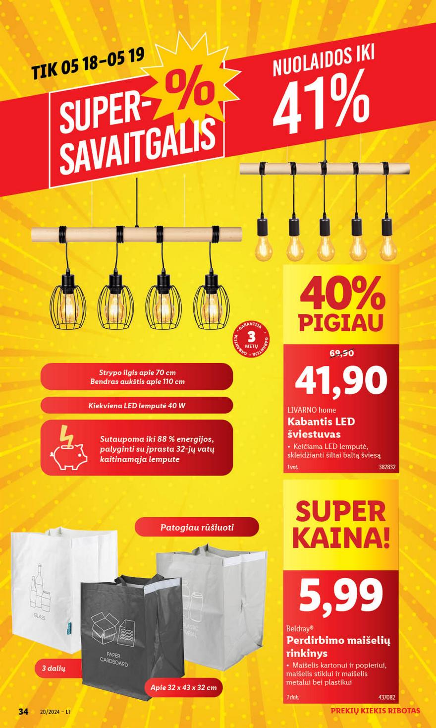 Lidl ne maisto leidinys akcijos nuo 
  2024-05-13 iki 
  2024-05-19 | Leidinukas.lt puslapis 34