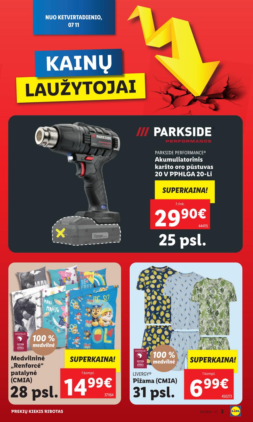 Lidl ne maisto leidinys akcijos nuo 
  2024-07-08 iki 
  2024-07-14 | Leidinukas.lt puslapis 3