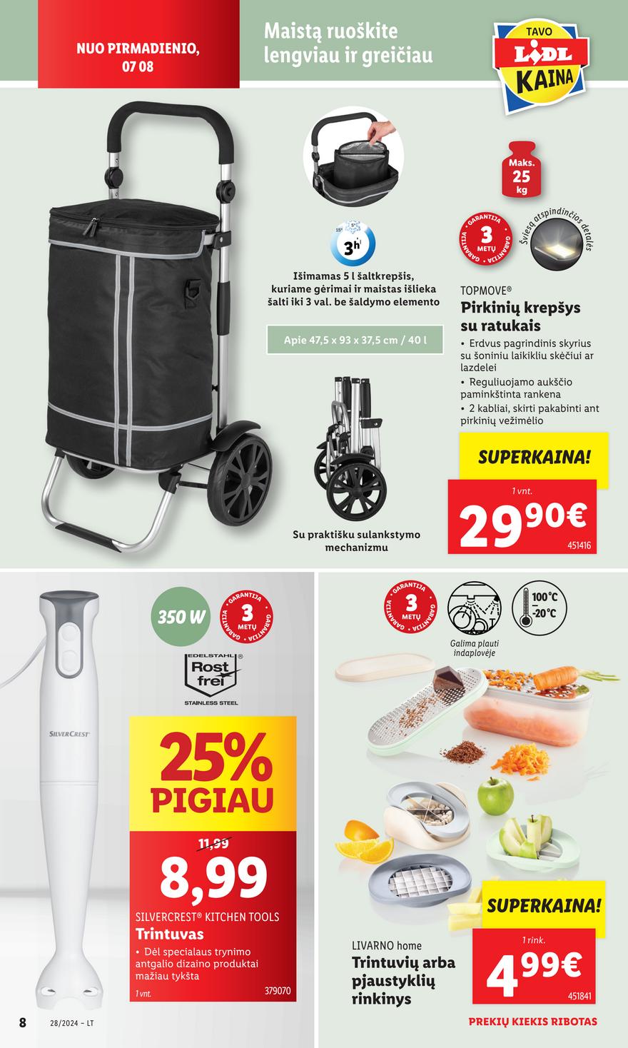 Lidl ne maisto leidinys akcijos nuo 
  2024-07-08 iki 
  2024-07-14 | Leidinukas.lt puslapis 8