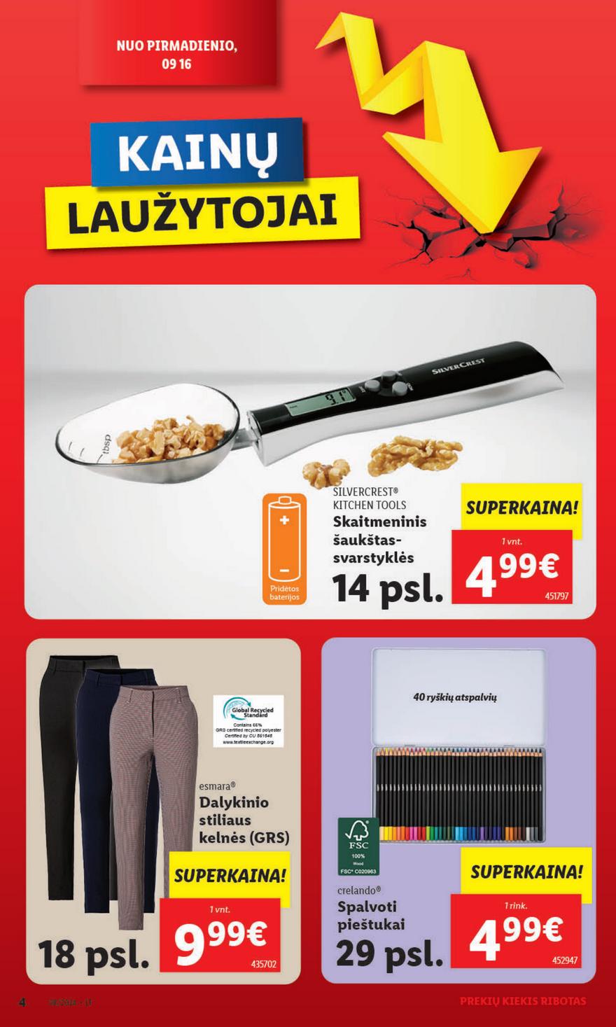 Lidl ne maisto leidinys akcijos nuo 
  2024-09-16 iki 
  2024-09-22 | Leidinukas.lt puslapis 4