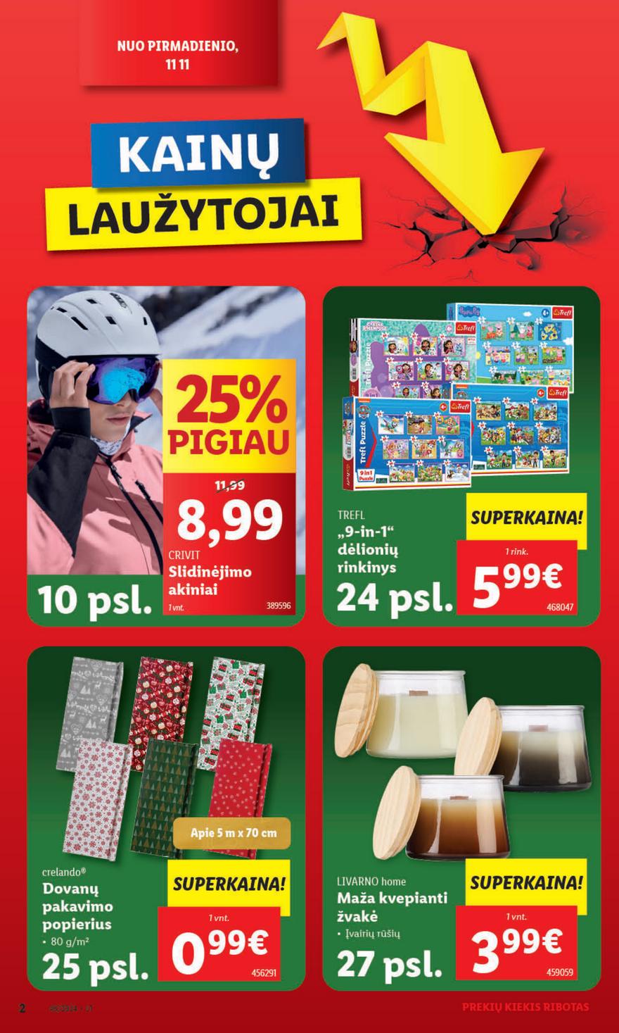 Lidl ne maisto leidinys akcijos nuo 
  2024-11-11 iki 
  2024-11-17 | Leidinukas.lt puslapis 2