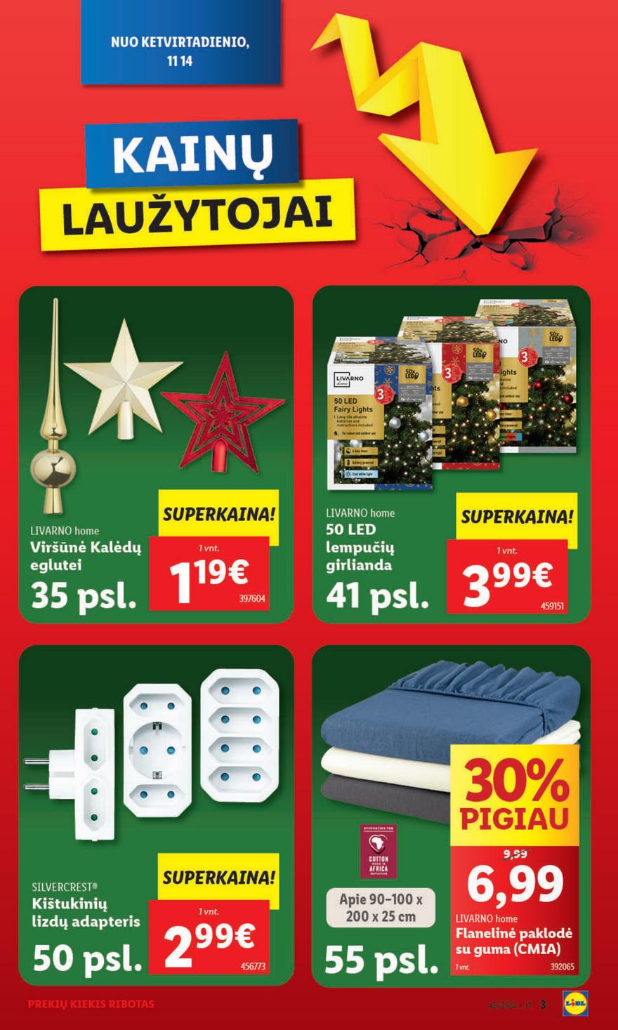 Lidl ne maisto leidinys akcijos nuo 
  2024-11-11 iki 
  2024-11-17 | Leidinukas.lt puslapis 3