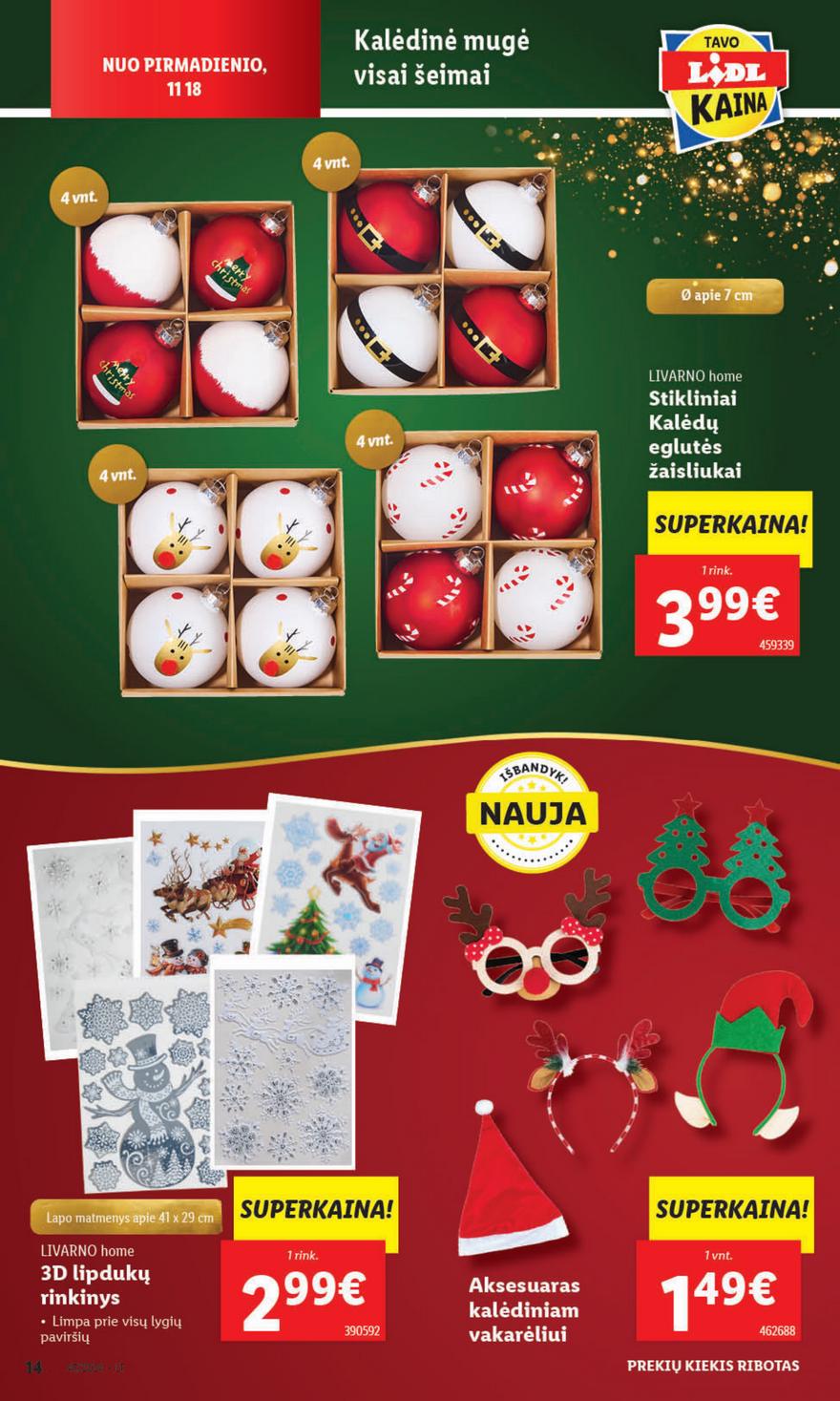 Lidl ne maisto leidinys akcijos nuo 
  2024-11-18 iki 
  2024-11-24 | Leidinukas.lt puslapis 14