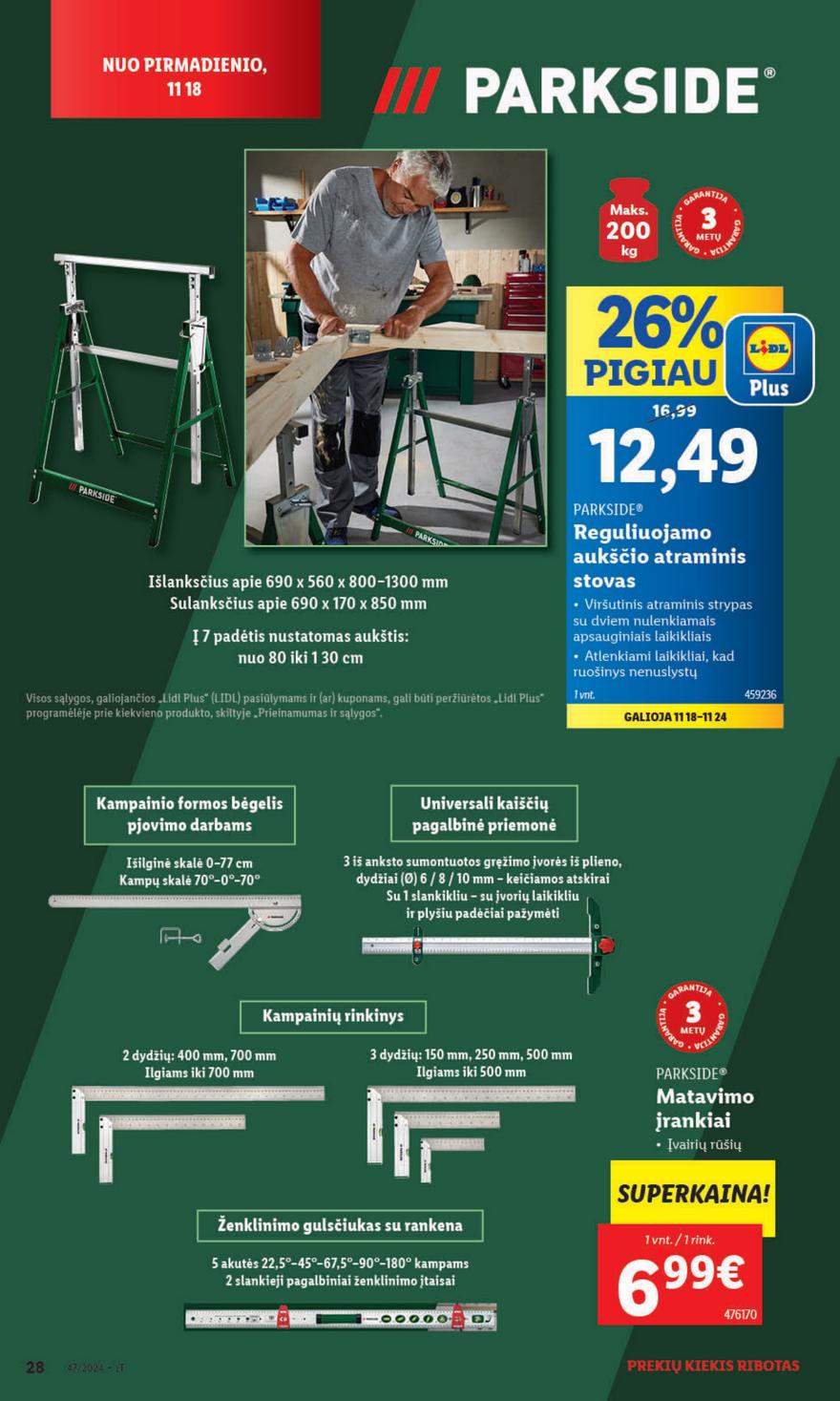 Lidl ne maisto leidinys akcijos nuo 
  2024-11-18 iki 
  2024-11-24 | Leidinukas.lt puslapis 28