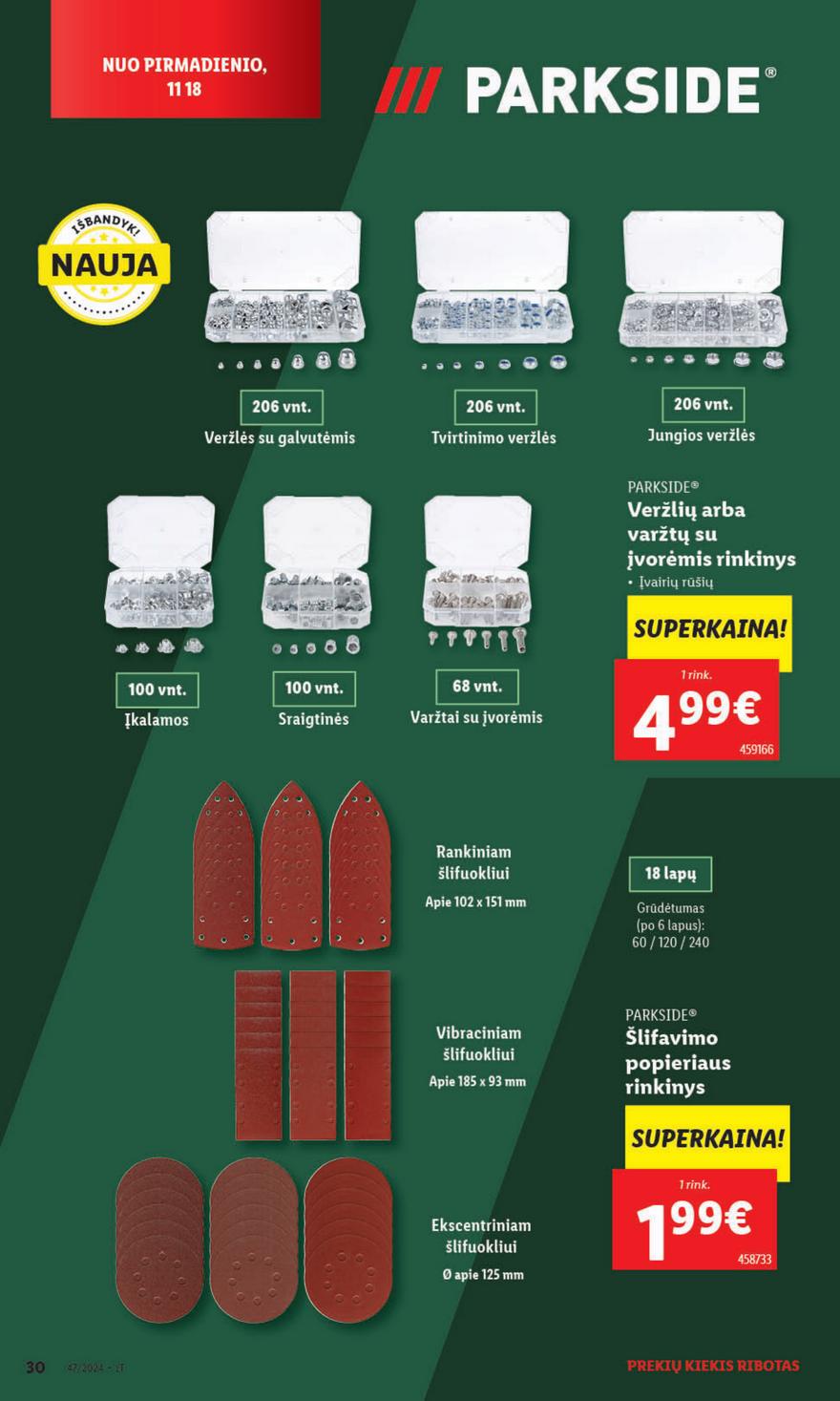 Lidl ne maisto leidinys akcijos nuo 
  2024-11-18 iki 
  2024-11-24 | Leidinukas.lt puslapis 30