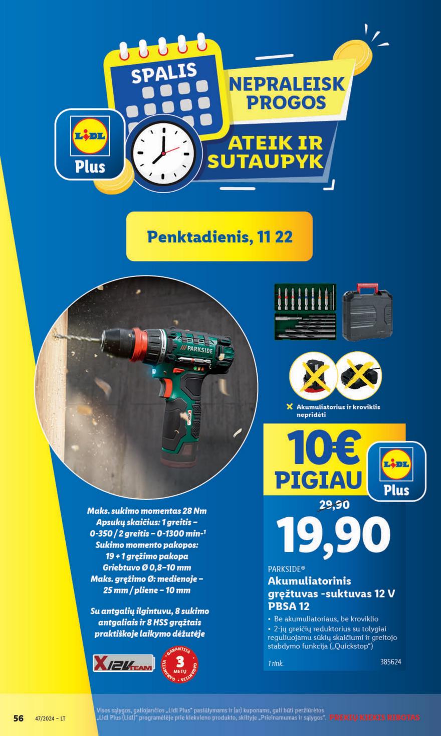 Lidl ne maisto leidinys akcijos nuo 
  2024-11-18 iki 
  2024-11-24 | Leidinukas.lt puslapis 56