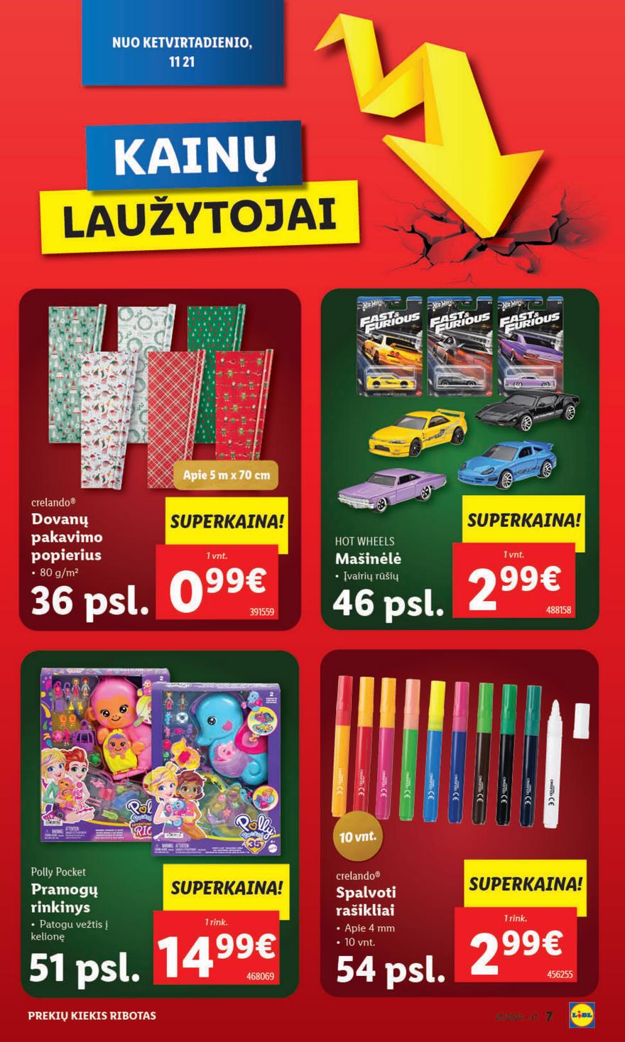 Lidl ne maisto leidinys akcijos nuo 
  2024-11-18 iki 
  2024-11-24 | Leidinukas.lt puslapis 7