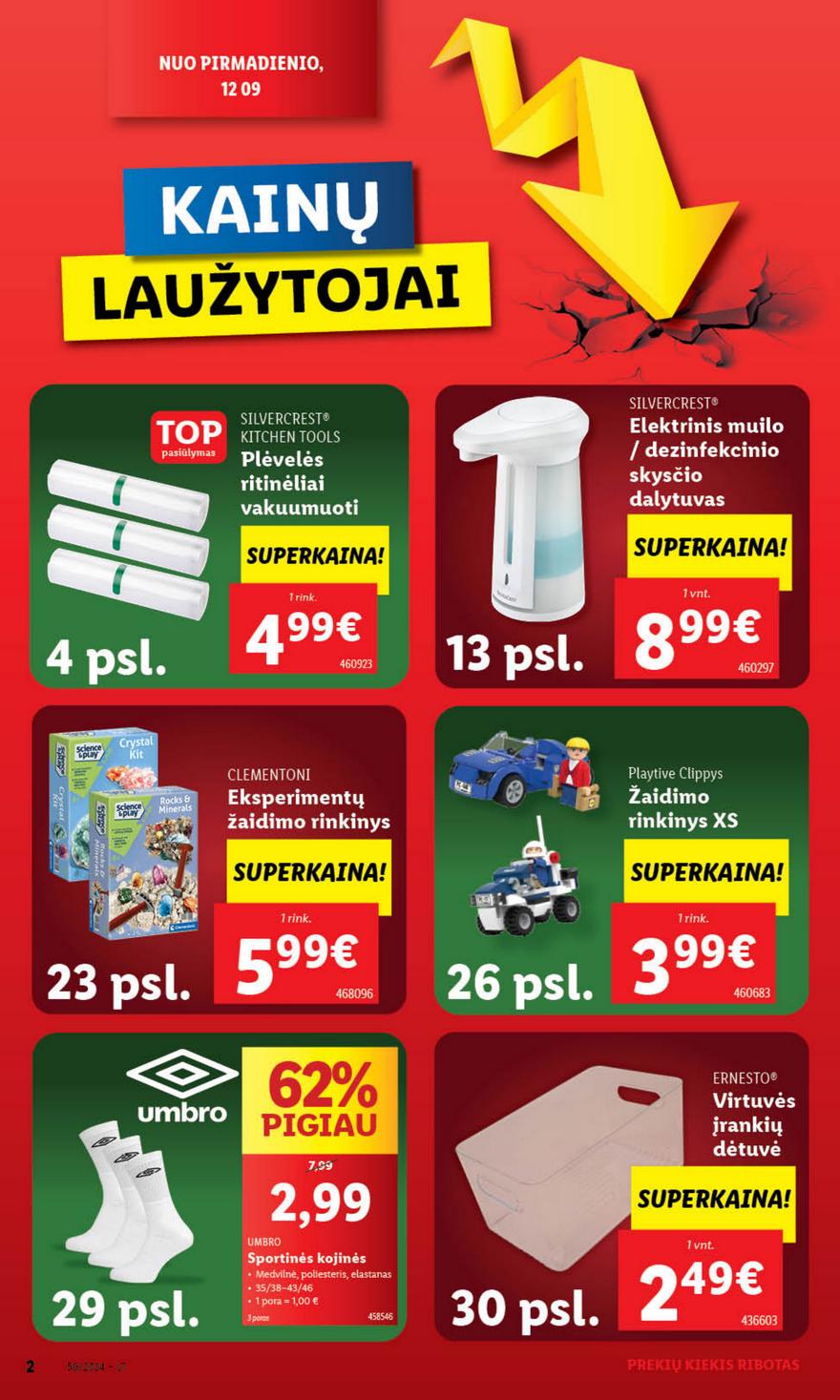 Lidl ne maisto leidinys akcijos nuo 
  2024-12-09 iki 
  2024-12-15 | Leidinukas.lt puslapis 2