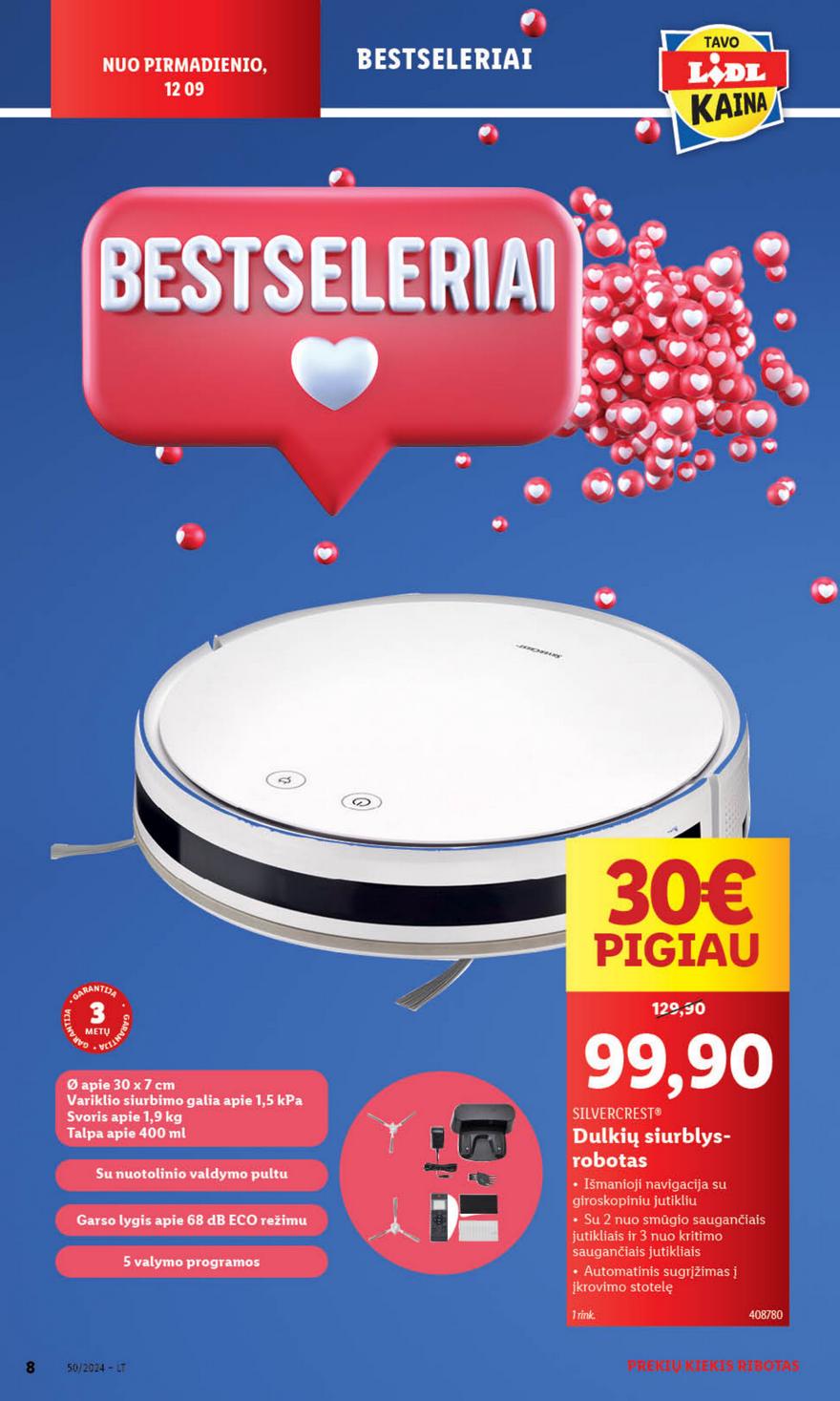 Lidl ne maisto leidinys akcijos nuo 
  2024-12-09 iki 
  2024-12-15 | Leidinukas.lt puslapis 8