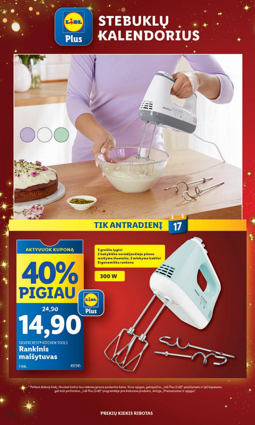 Lidl ne maisto leidinys akcijos nuo 
  2024-12-16 iki 
  2024-12-24 | Leidinukas.lt puslapis 28