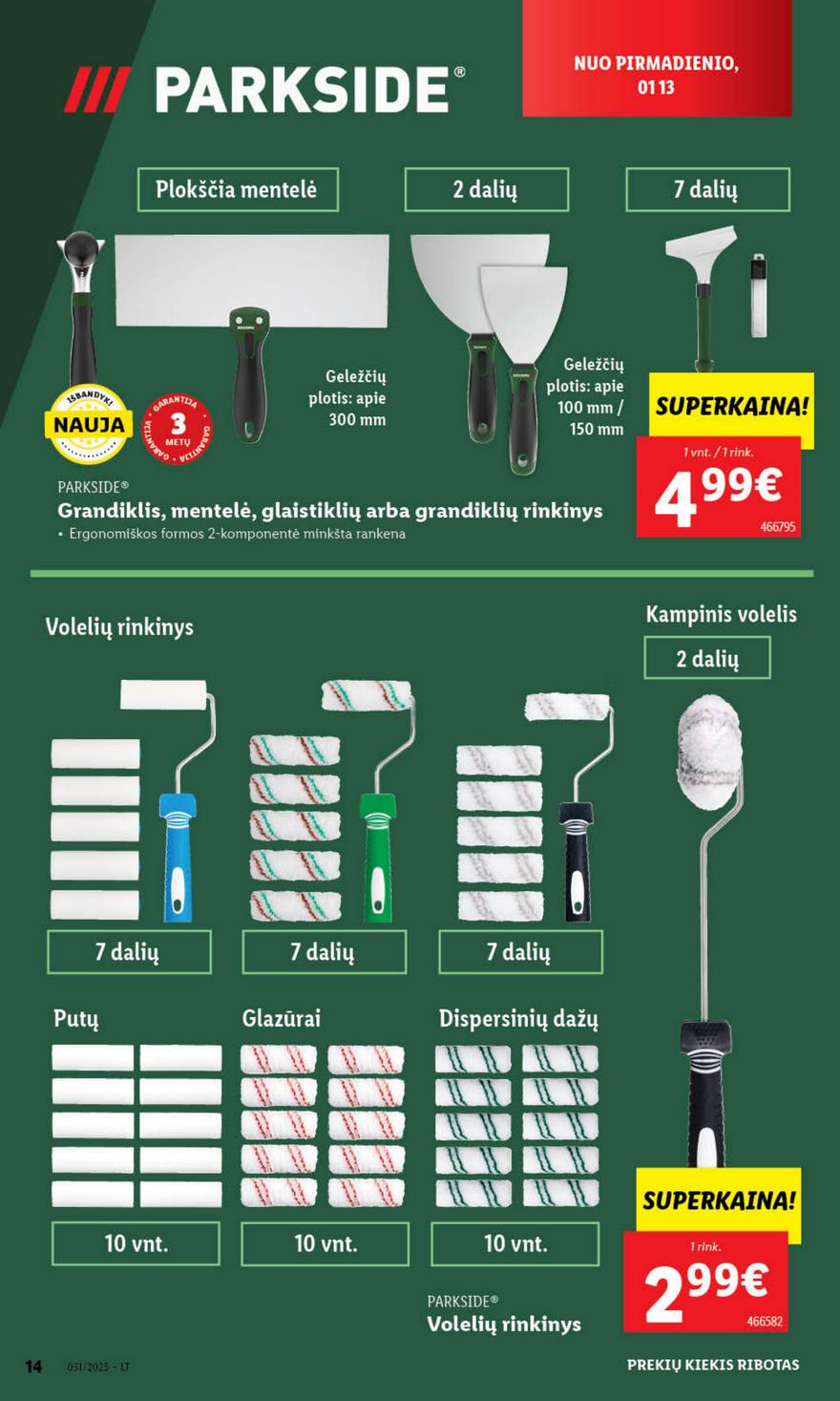 Lidl ne maisto leidinys akcijos nuo 
  2025-01-13 iki 
  2025-01-19 | Leidinukas.lt puslapis 14