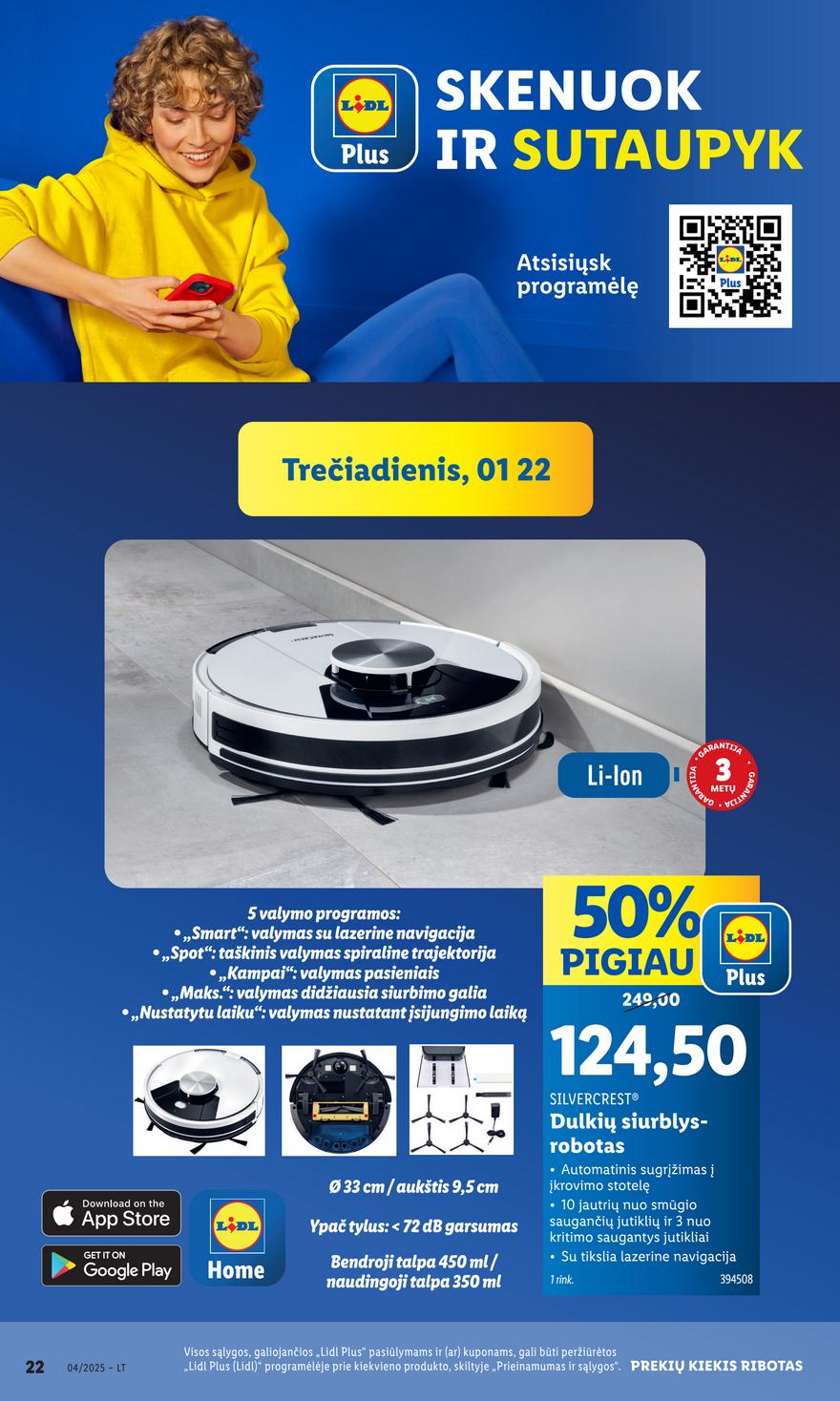 Lidl ne maisto leidinys akcijos nuo 
  2025-01-20 iki 
  2025-01-22 | Leidinukas.lt puslapis 22