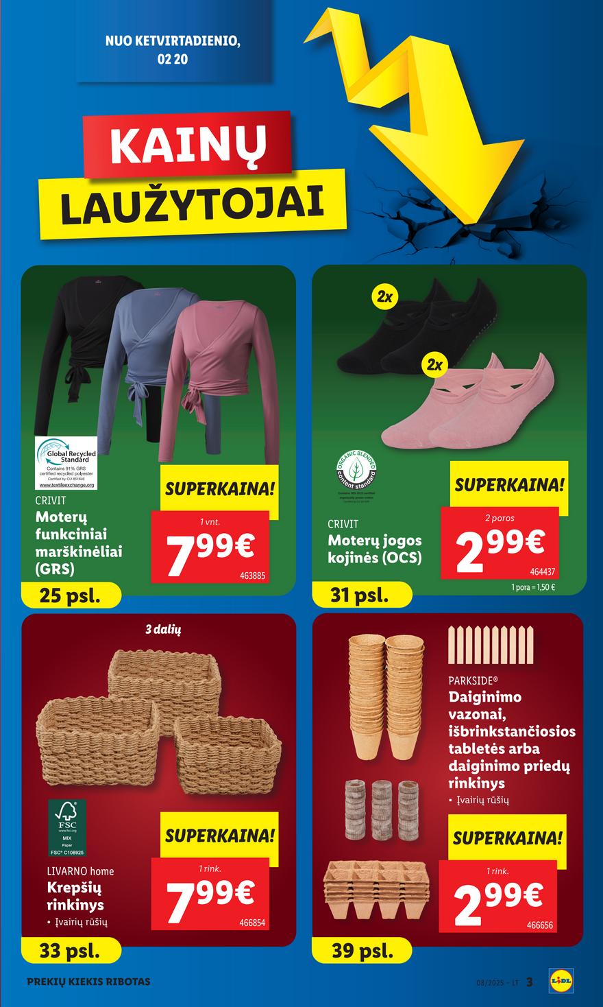 Lidl ne maisto leidinys akcijos nuo 
  2025-02-17 iki 
  2025-02-23 | Leidinukas.lt puslapis 3