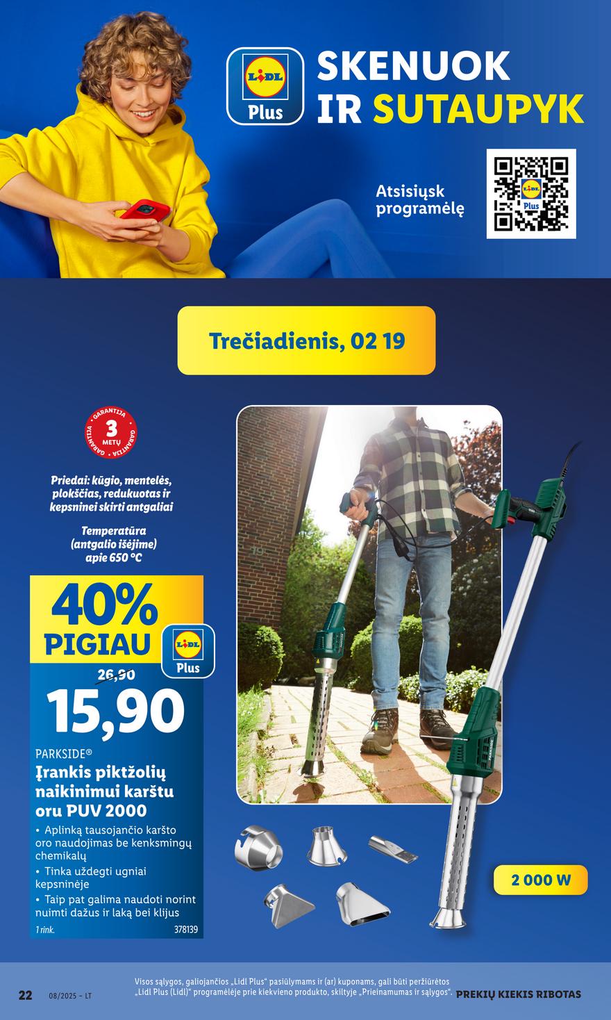 Lidl ne maisto leidinys akcijos nuo 
  2025-02-17 iki 
  2025-02-23 | Leidinukas.lt puslapis 22