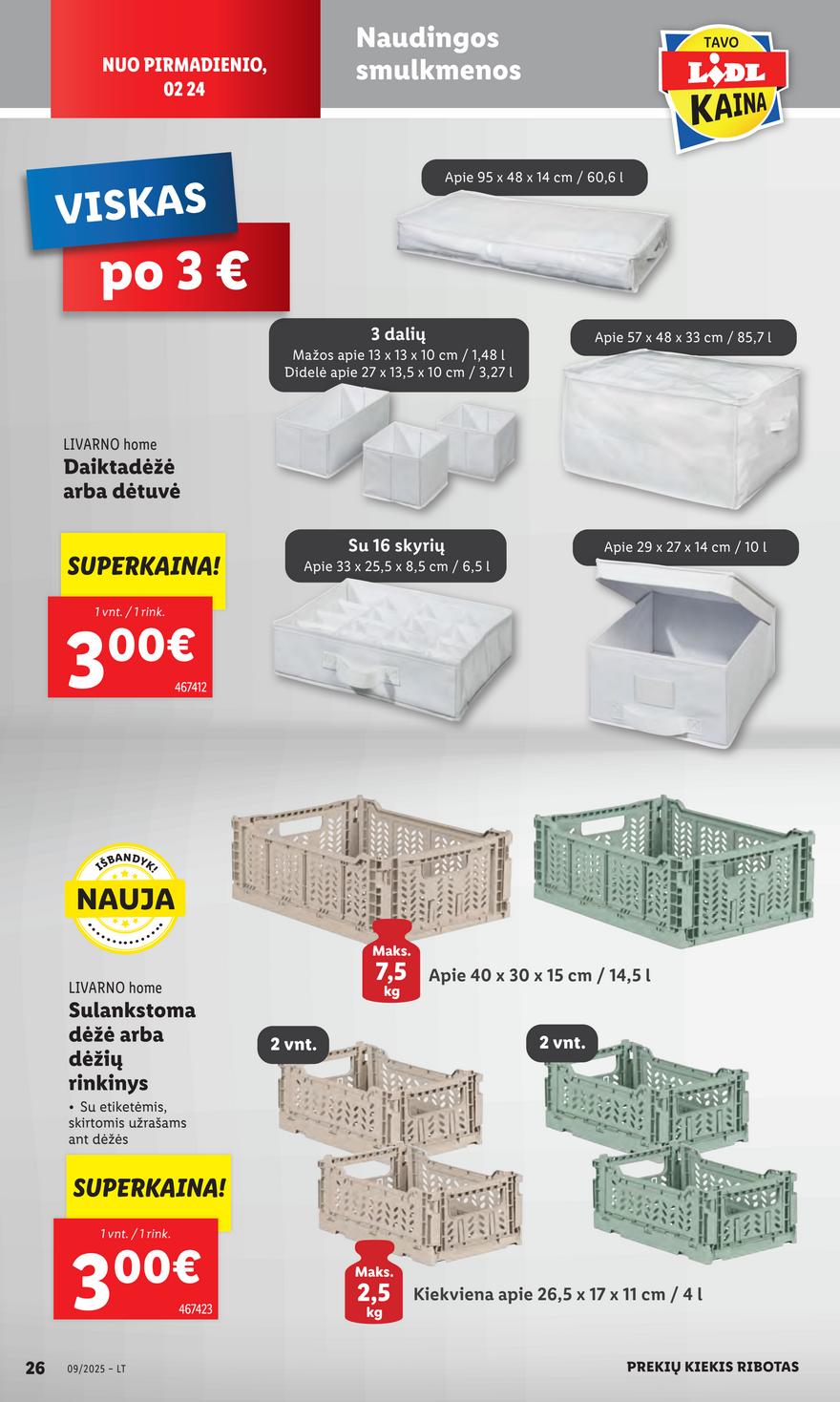 Lidl ne maisto leidinys akcijos nuo 
  2025-02-24 iki 
  2025-03-02 | Leidinukas.lt puslapis 26