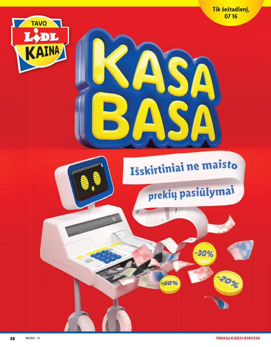 Lidl pasiūlymai akcijos nuo 
  2022-07-11 iki 
  2022-07-17 | Leidinukas.lt puslapis 28