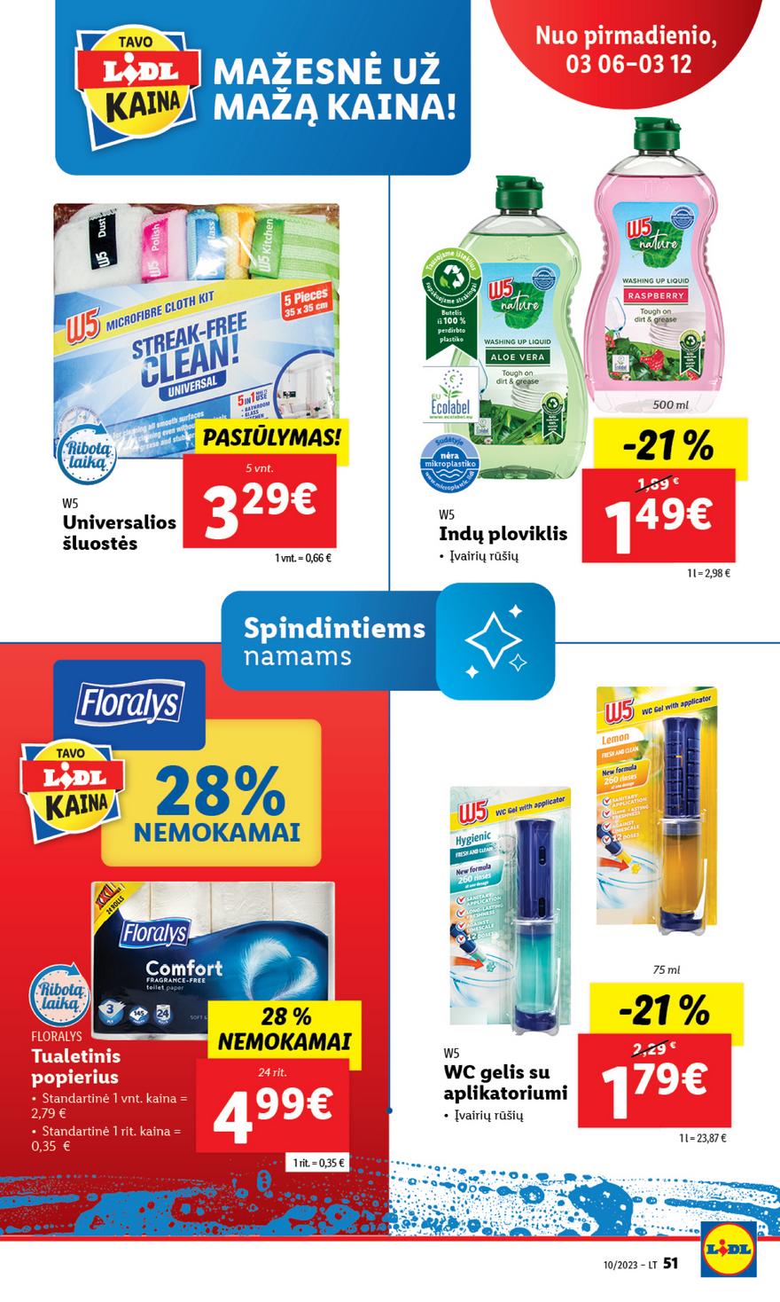 Lidl pasiūlymai akcijos nuo 
  2023-03-03 iki 
  2023-03-12 | Leidinukas.lt puslapis 51