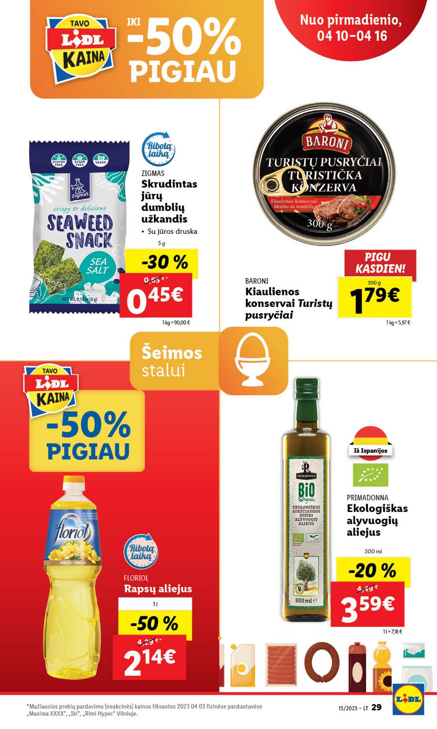 Lidl pasiūlymai akcijos nuo 
  2023-04-10 iki 
  2023-04-16 | Leidinukas.lt puslapis 29