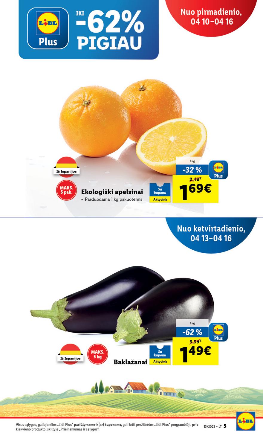 Lidl pasiūlymai akcijos nuo 
  2023-04-10 iki 
  2023-04-16 | Leidinukas.lt puslapis 5