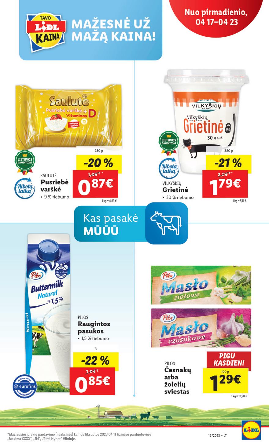 Lidl pasiūlymai akcijos nuo 
  2023-04-17 iki 
  2023-04-23 | Leidinukas.lt puslapis 37