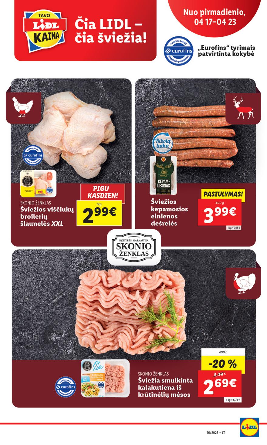 Lidl pasiūlymai akcijos nuo 
  2023-04-17 iki 
  2023-04-23 | Leidinukas.lt puslapis 6