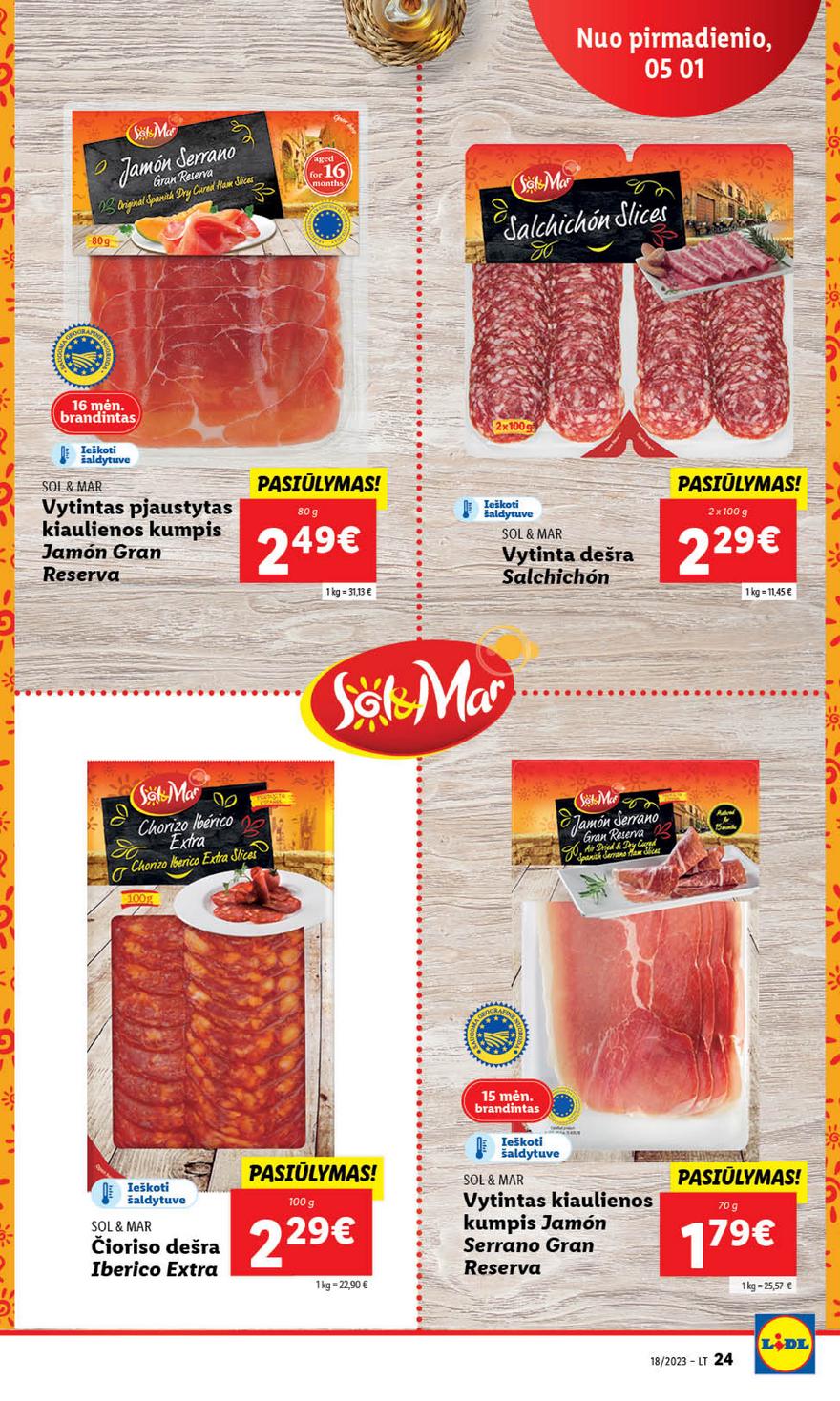 Lidl pasiūlymai akcijos nuo 
  2023-05-01 iki 
  2023-05-07 | Leidinukas.lt puslapis 24