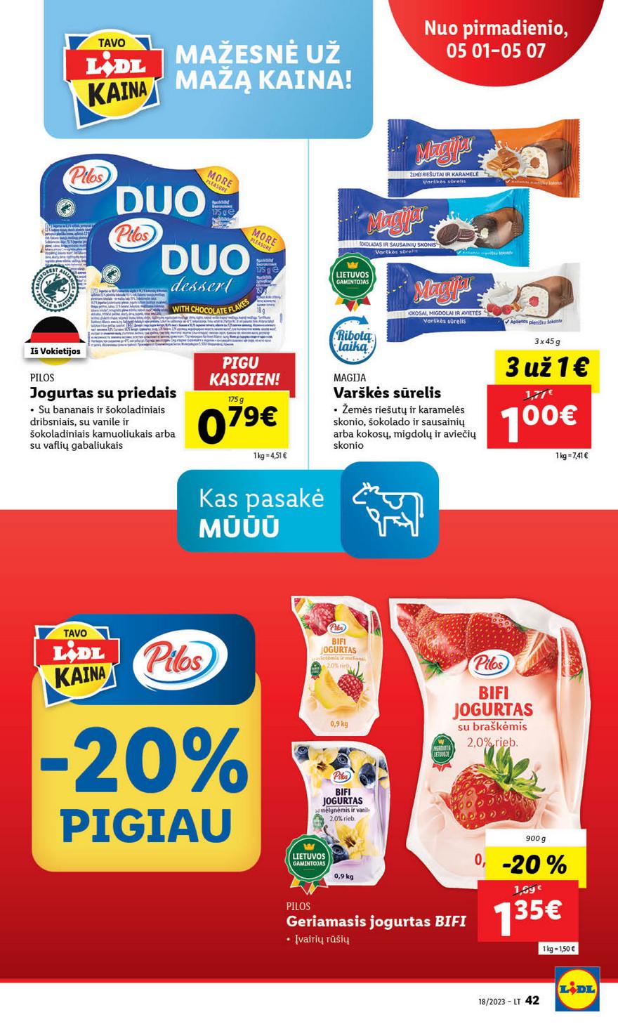 Lidl pasiūlymai akcijos nuo 
  2023-05-01 iki 
  2023-05-07 | Leidinukas.lt puslapis 42