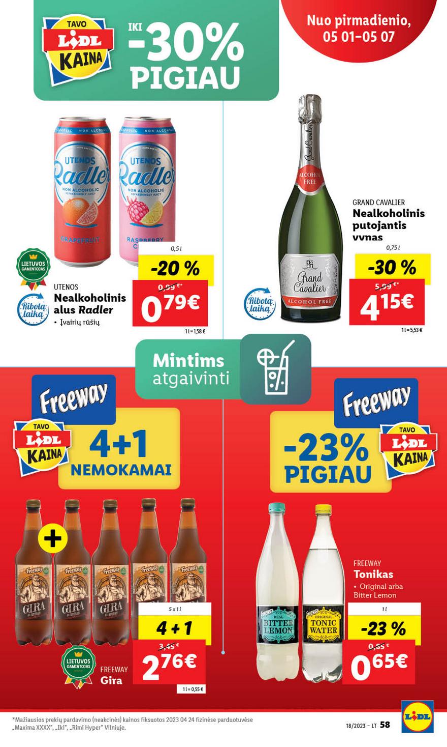 Lidl pasiūlymai akcijos nuo 
  2023-05-01 iki 
  2023-05-07 | Leidinukas.lt puslapis 58