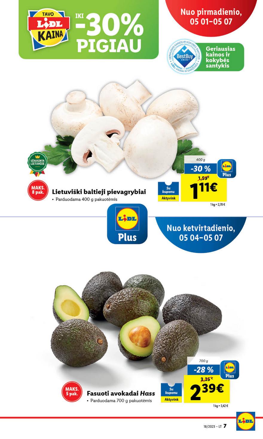 Lidl pasiūlymai akcijos nuo 
  2023-05-01 iki 
  2023-05-07 | Leidinukas.lt puslapis 7