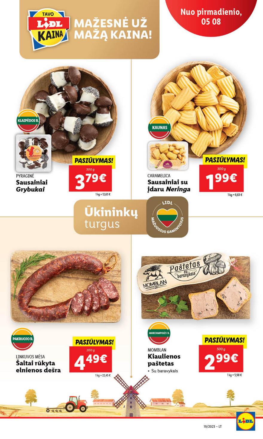 Lidl pasiūlymai akcijos nuo 
  2023-05-08 iki 
  2023-05-14 | Leidinukas.lt puslapis 14