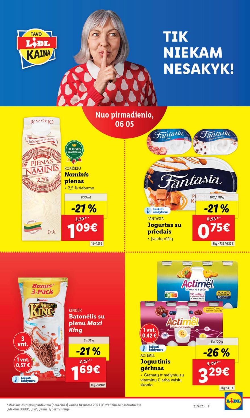 Lidl pasiūlymai akcijos nuo 
  2023-06-05 iki 
  2023-06-11 | Leidinukas.lt puslapis 29