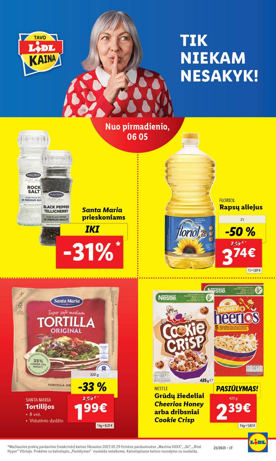 Lidl pasiūlymai akcijos nuo 
  2023-06-05 iki 
  2023-06-11 | Leidinukas.lt puslapis 31