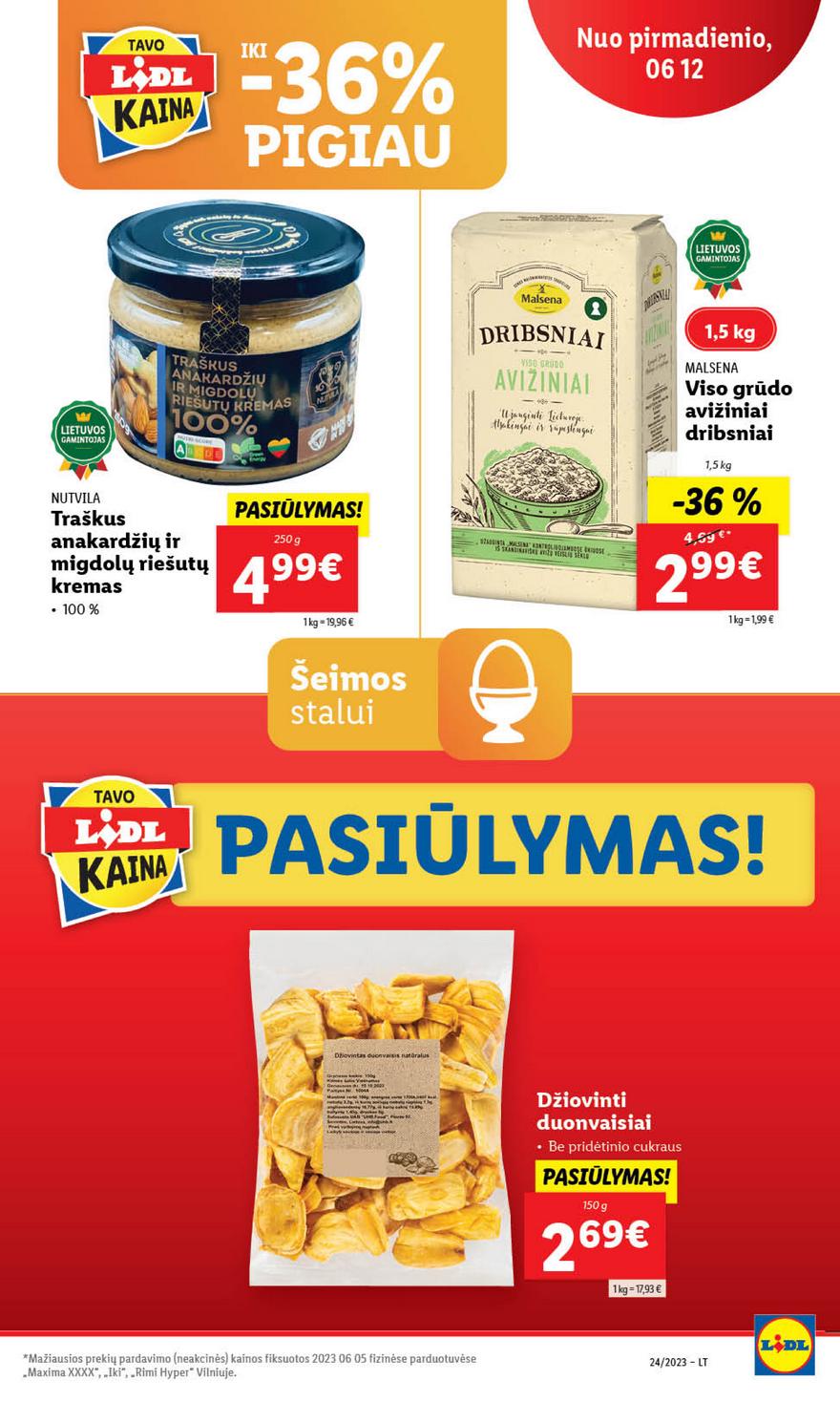 Lidl pasiūlymai akcijos nuo 
  2023-06-12 iki 
  2023-06-18 | Leidinukas.lt puslapis 50