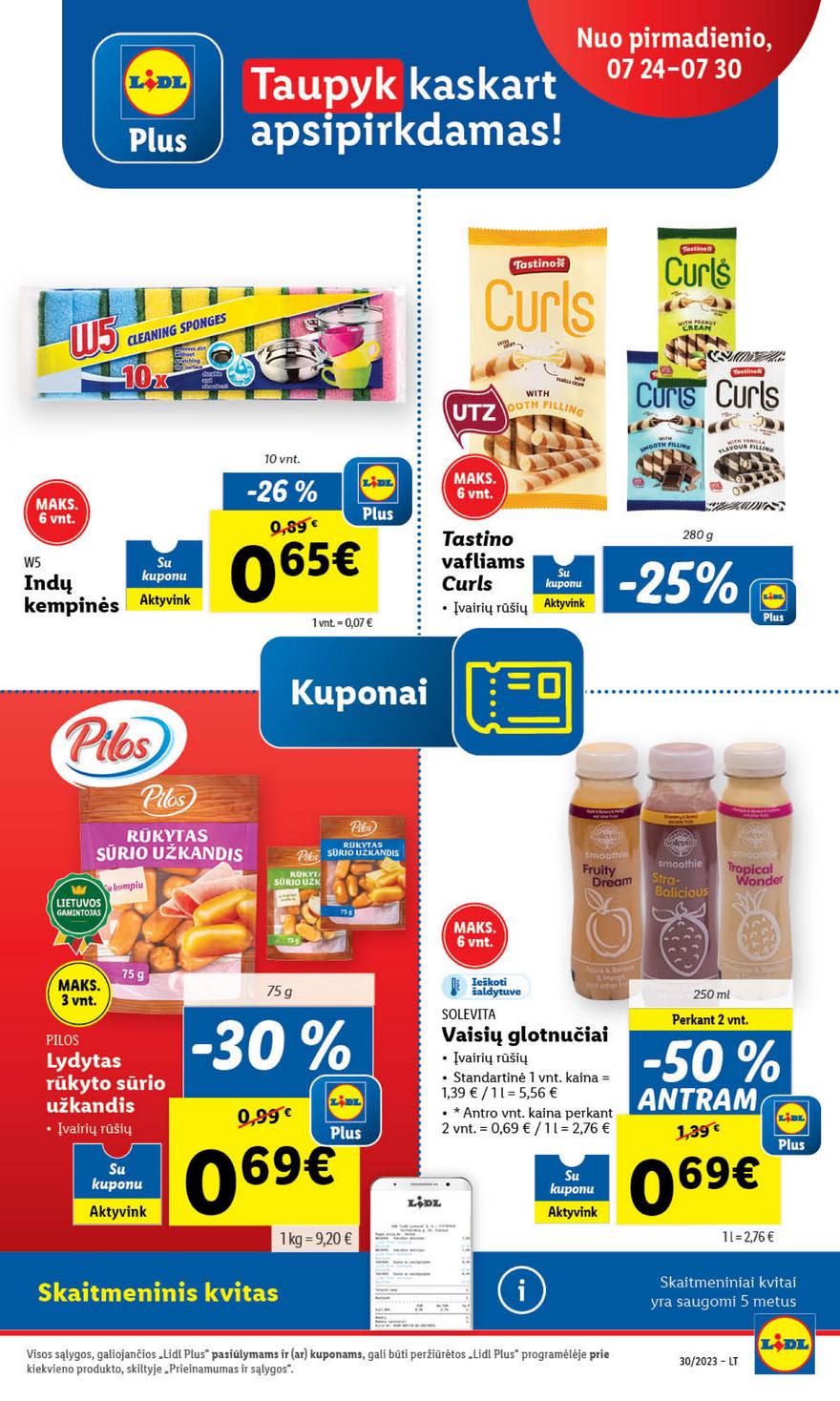 Lidl pasiūlymai akcijos nuo 
  2023-07-24 iki 
  2023-07-30 | Leidinukas.lt puslapis 24